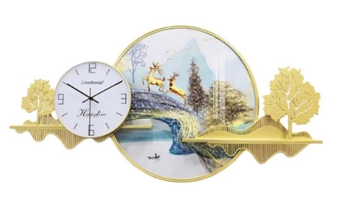 ĐỒNG HỒ PHÙ ĐIÊU HƯƠU VÀNG 01