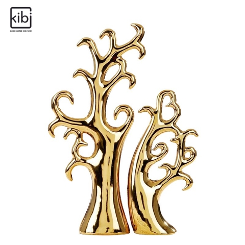 BỘ CÂY TÀI LỘC MẠ VÀNG BẠC DECOR