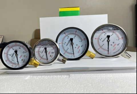 Đồng hồ đo áp suất không có dầu 7kg mặt 63mm LIGI