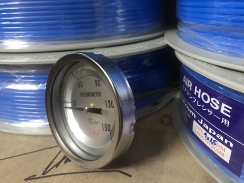 Đồng hồ nhiệt độ LiGi chân sau đường kính mặt 75mm, dải đo: 0-50 oC đến 0-350 oC