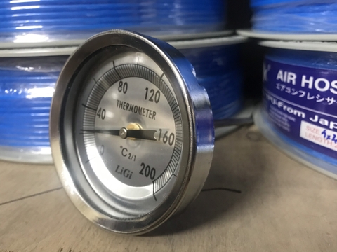 Đồng hồ nhiệt độ LiGi chân sau đường kính mặt 75mm, dải đo: 0-50 oC đến 0-350 oC