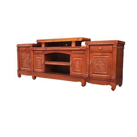 Kệ ti vi gỗ Veneer Sồi cánh gián nhô HP