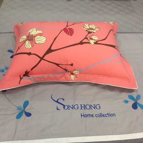 Vỏ Gối Cotton Sông Hồng