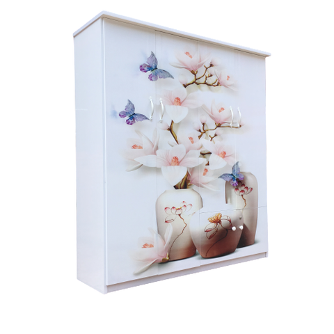 Tủ áo nhựa 4 cánh 3D 1461