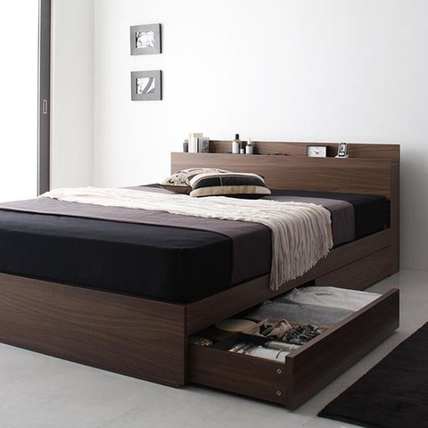 Giường Gỗ Công Nghiệp đầu hộp 1780
