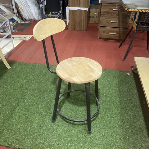 Ghế cafe cao su tròn