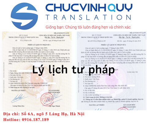 Khi nào cần dùng Phiếu lý lịch tư pháp?