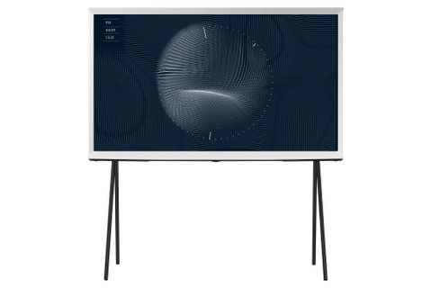 Smart Tivi Kiểu Chữ I Có Chân The Serif QLED Samsung 4K 55 inch QA55LS01BA