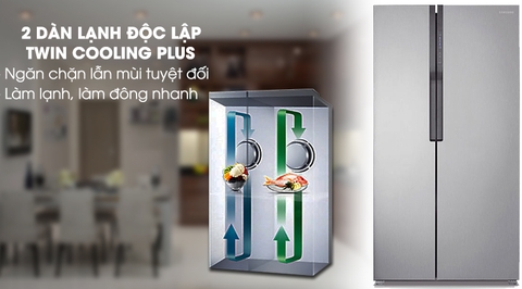 Tủ lạnh Samsung Inverter 548 lít RS552NRUASL/SV