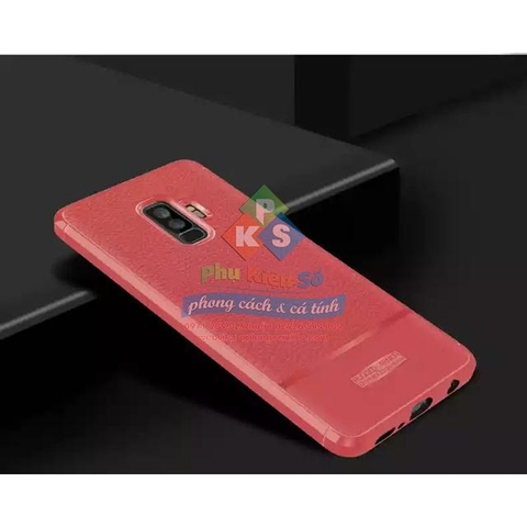 Ốp lưng giả da chống sốc tuyệt đẹp cho Samsung Galaxy S9 Plus