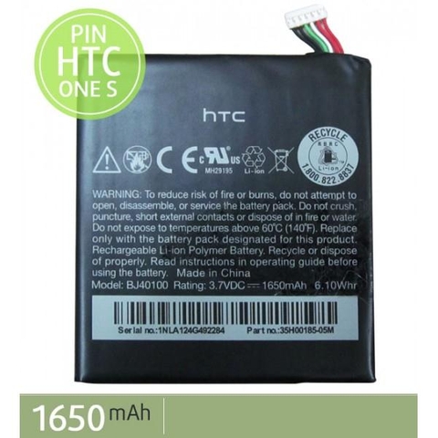 Pin điện thoại HTC One S BJ40100 1650mAh