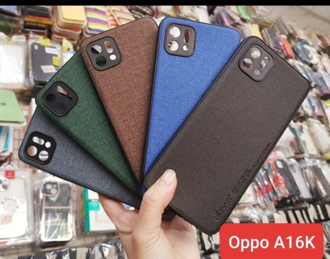 Ốp lưng dẻo vải cho Oppo A16K