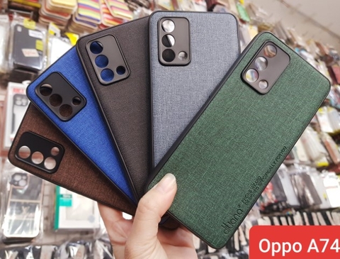 Ốp lưng dẻo vải cho Oppo A74