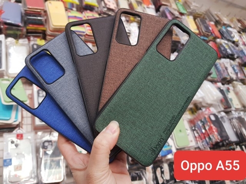 Ốp lưng dẻo vải cho Oppo A55