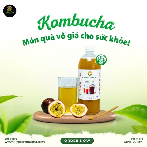 Tăng Doanh Thu  cho Quán Với Trà Kombucha Tươi Mát?