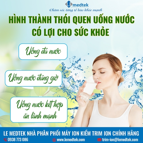 Thói Quen Uống Nước Có Lợi Cho Sức Khỏe Người Dùng