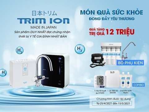 Món quà sức khỏe Đong đầy yêu thương - LE MEDTEK Nhà phân phối chính hãng TRIM ION