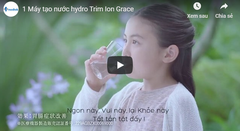 Máy tạo nước ion kiềm giàu Hydro TRIM ION GRACE