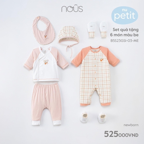 NOUS - Set quà tặng 6 món màu be - . - FS