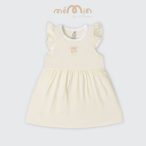 LP - Đầm cộc tay Mềm Mịn by La Pomme sắc màu kẹo ngọt - Be - 12-18M - SS26.T6A