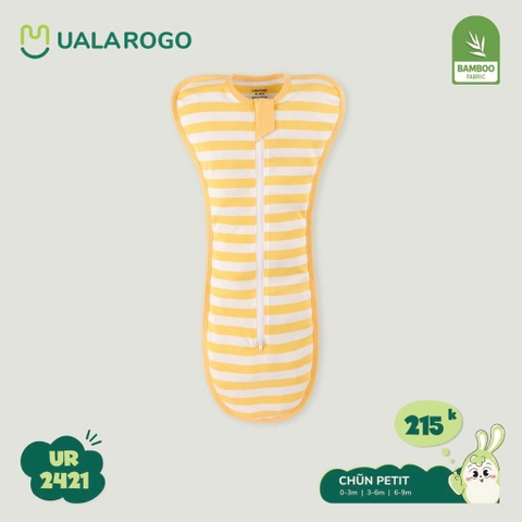 UR - Nhộng chũn petit 2421 - Kẻ Vàng - 6-9M - SS24.T11A - Kẻ Vàng - 6-9M