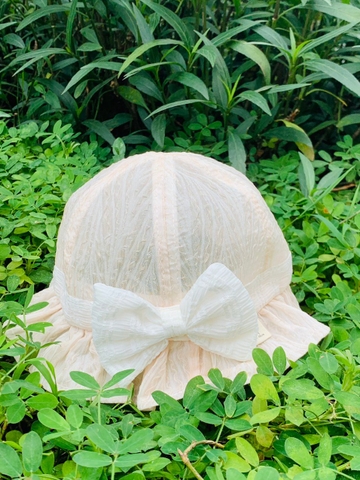 DL - Mũ tròn hồng nhạt