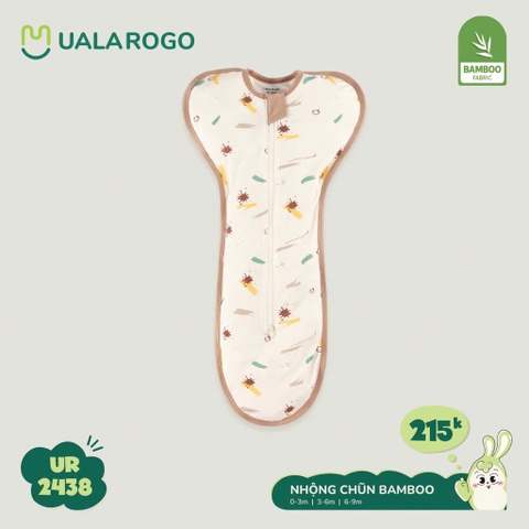 UR - Nhộng chũn bamboo 2438 - Be - 6-9M - SS24.T11A - Be - 6-9M