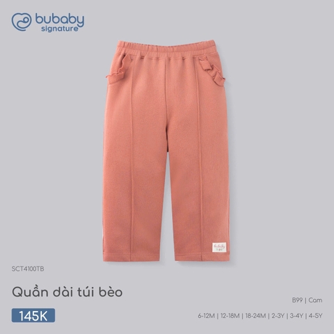 BU - Quần dài Túi bèo - SCT4100TB - Cam - 3-4Y - SS26.T7B
