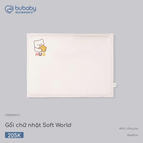 BU - Gối chữ nhật Soft World - CBB0500CN - Be - 30x40cm - SS26.T7B
