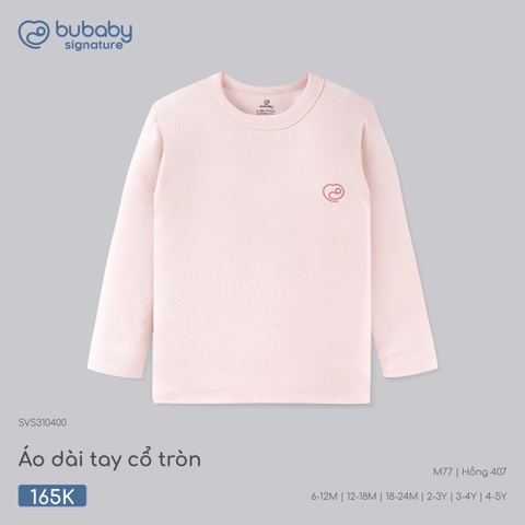 BU - Áo dài tay cổ tròn - SVS310400 - Hồng 407 - 6-12M - SS26.T7B