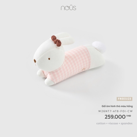 NOUS - Gối ôm hình thỏ màu hồng - FS - SS26.T8A