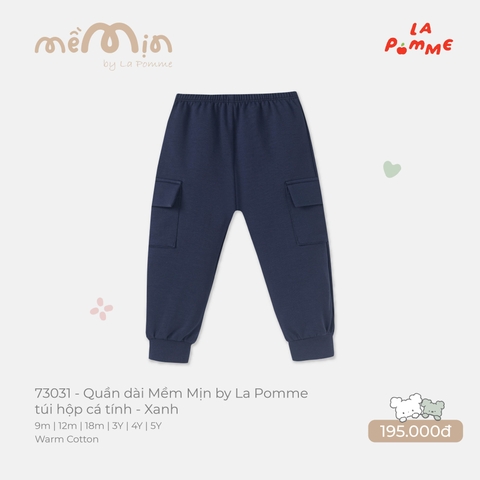 LP - Quần dài Mềm Mịn by La Pomme túi hộp cá tính - Xanh - 3-4Y - SS26.T8A