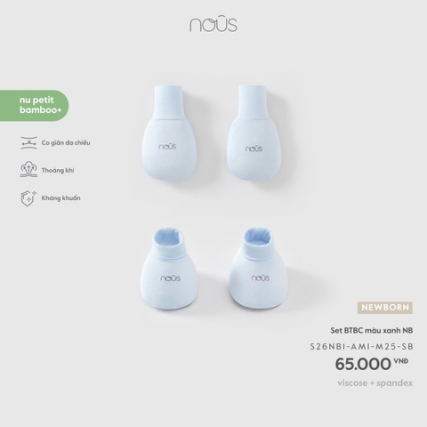 NOUS - Set BTBC màu xanh - Newborn - SS26.T9A