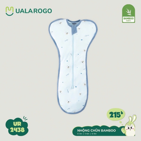 UR - Nhộng chũn bamboo 2438 - Xanh - 6-9M - SS24.T11A - Xanh - 6-9M
