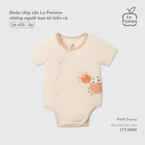 LP - Body chip cộc La Pomme những người bạn từ biển cả - Be - 0-3M - SS26.T4A