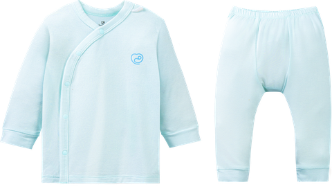 BU - Bộ dài tay cài chéo - SMD110800 - xanh pastel - Newborn - SS26.T9A