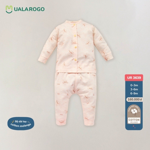 UR - Bộ Dài Tay Hình Sao Biển Và Ngựa UR 3639 - Hồng - SS25.T4A