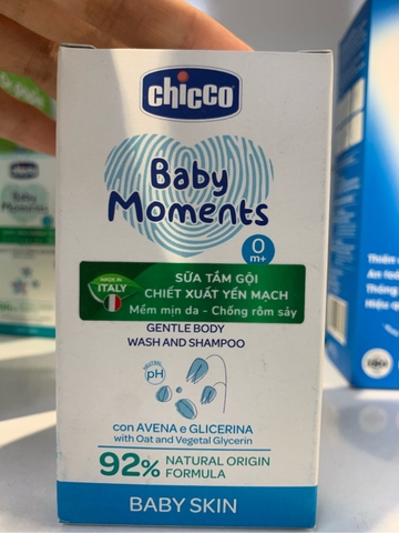 CHICCO - Sữa tắm gội chiết xuất Yến mạch Chicco + 5l