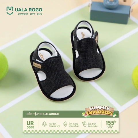 UR - Dép Tập Đi Cho Bé UR 5668 - Đen - SS25.T4A