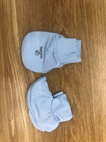 BU - Bộ bao chân, bao tay Bambus - Blue - Free size - SS24.T8A