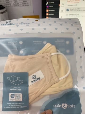 BU - Khẩu trang Bambus - ABB030000 - Be + Hồng be 40E - FS - SS25.BP