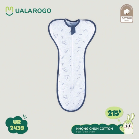 UR - Nhộng chũn cotton 2439 - Xanh Ngựa - 6-9M - SS24.T11A - Xanh Ngựa - 6-9M
