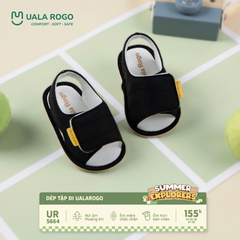 UR - Dép Tập Đi Cho Bé UR 5664 - Đen - SS25.T4A
