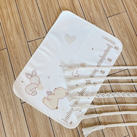 Lót chống thấm MONONA họa tiết - Gấu Thỏ Tim