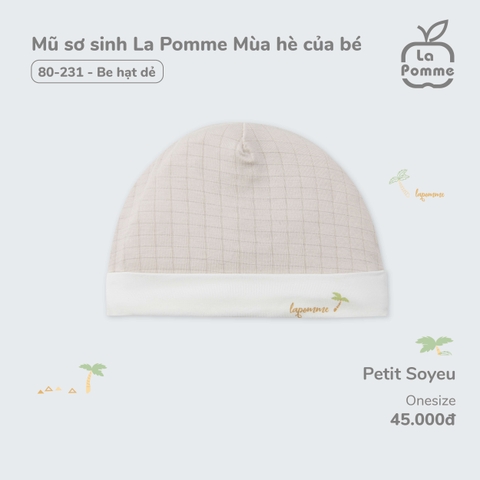 LP - Mũ sơ sinh La Pomme Mùa hè của bé - Be - FS - SS25.T4A