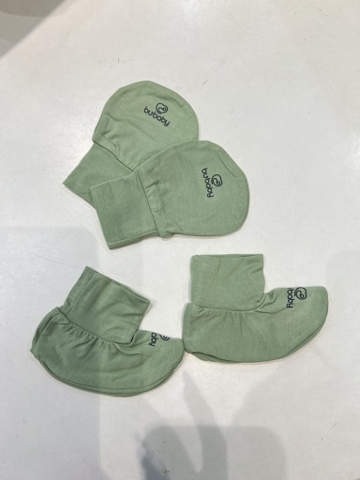 BU S10 - Bộ bao chân, bao tay Bambus - ABB400003 - Xanh lục - FS - SS25.T1A