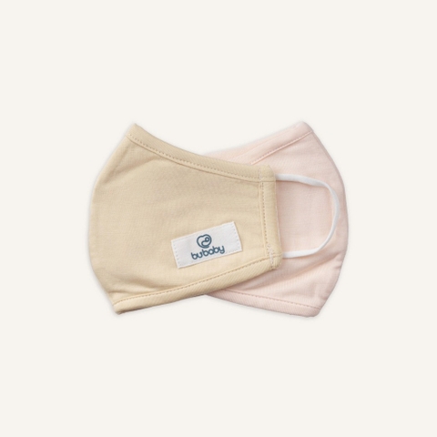 BU S10 - Khẩu trang Bambus - ABB030000 - Be + Hồng 37D - FS - SS25.BP
