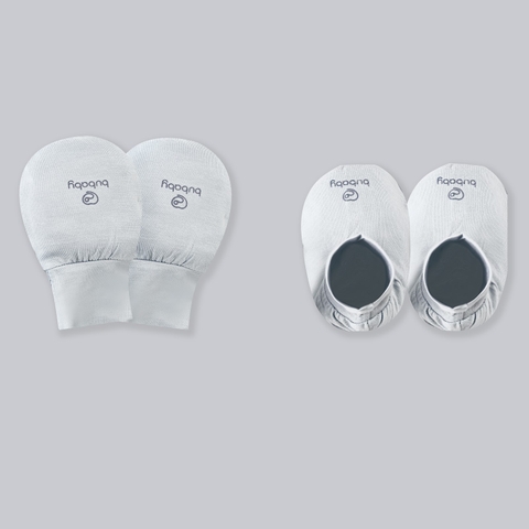 BU ĐÂY - Bộ bao chân, bao tay Bambus - ABB400004 - Ghi - Free size - BD
