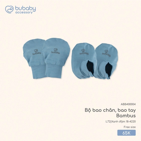 BU - Bộ bao chân, bao tay Bambus - ABB400004 - Xanh đậm 18+4220 - FS - SS25.T8A