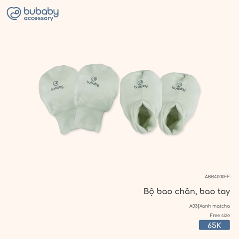 BU - Bộ bao chân, bao tay ABB4000FF - Xanh matcha -  - SS25.T9B
